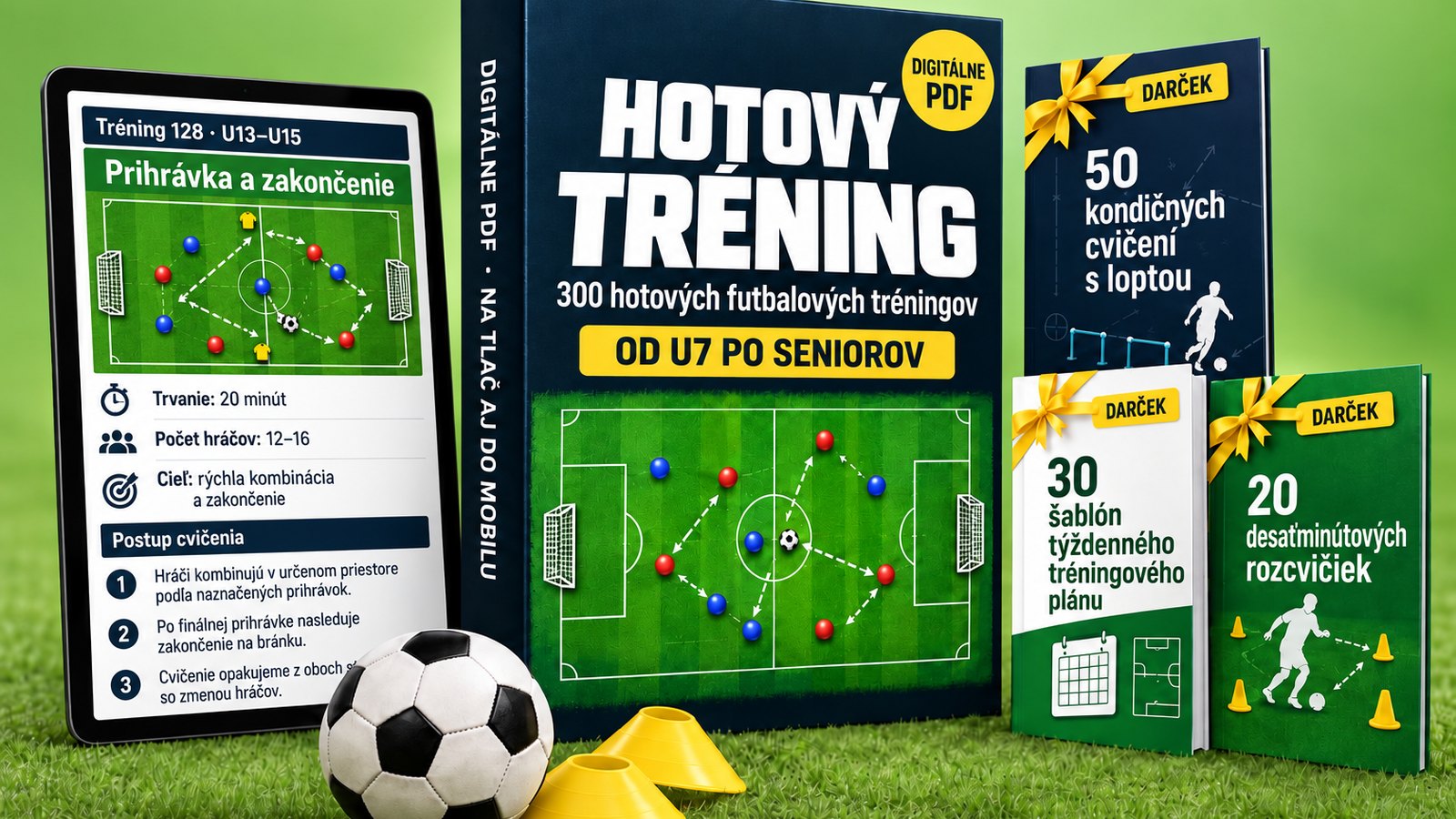 Hotový Tréning – digitálne PDF s 300 tréningami a 3 darčekmi